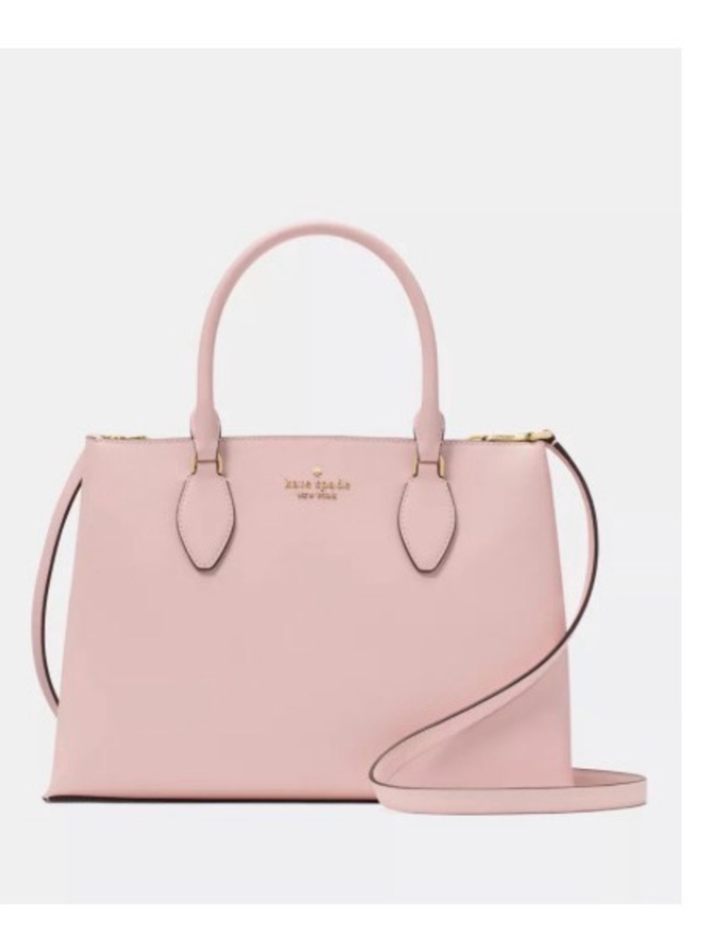 kate spade Rae Tutu Pink Medium Leather Top-Handle Satchel NWT